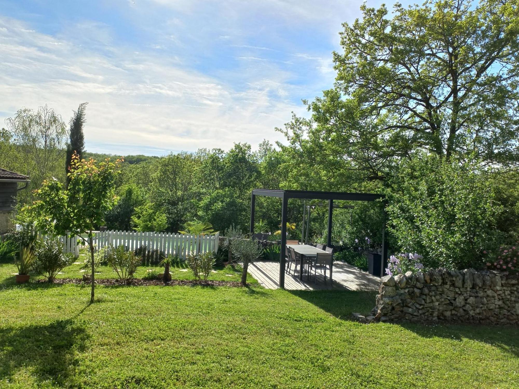 Maison De Campagne Avec Piscine Béduer Exterior photo
